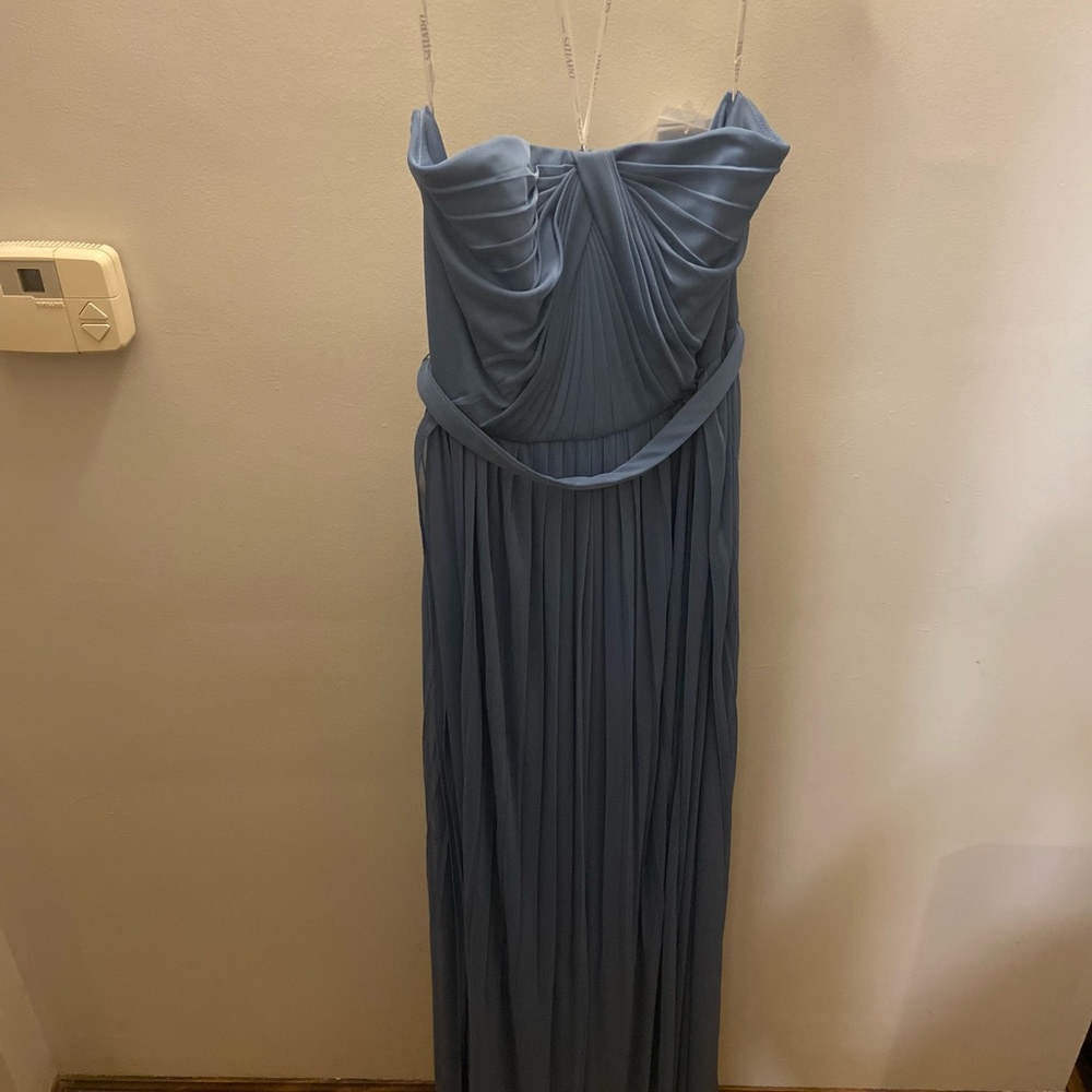 Blue David’s Bridal Bridesmaids Dress